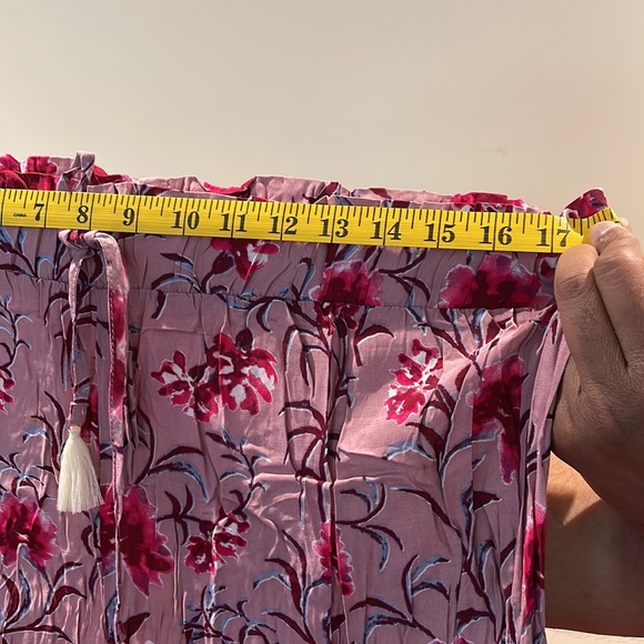 NWOT Pink Floral Palazzo wide legs pant   Sizes - M,L & XL - Picture 8 of 8